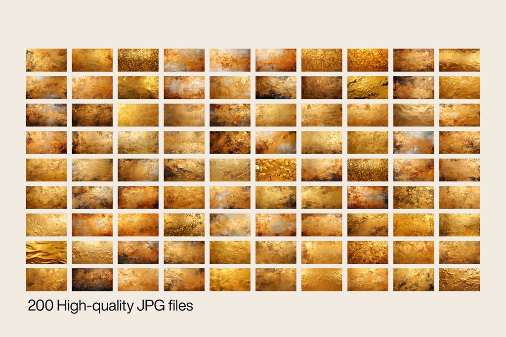 200 种金箔纹理 免费下载