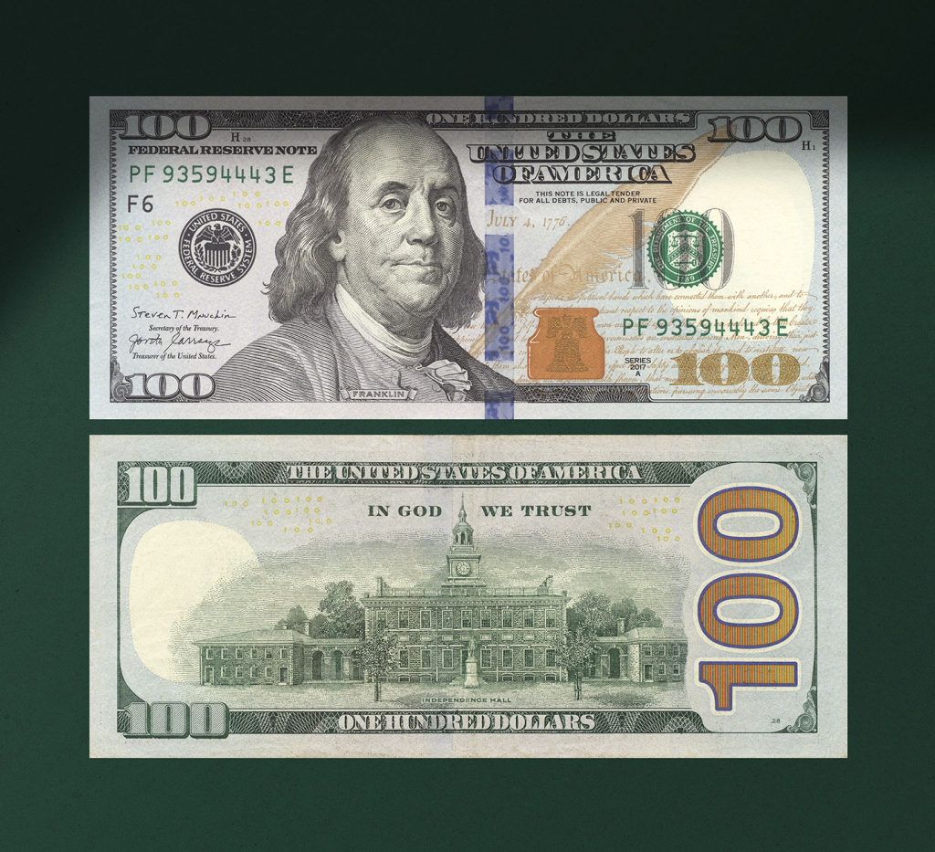 18 套美元钞票纹理 8K 分辨率 免费下载